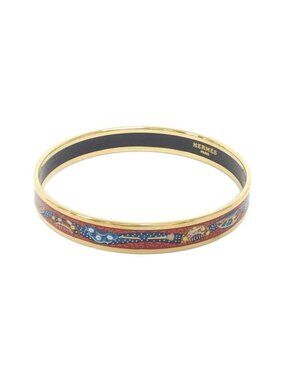 Hermes Vintage Bangle Blue Rouge